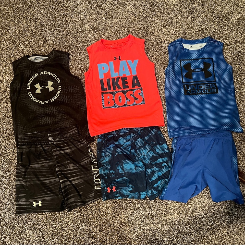 Boys Under Armour Short Sets
